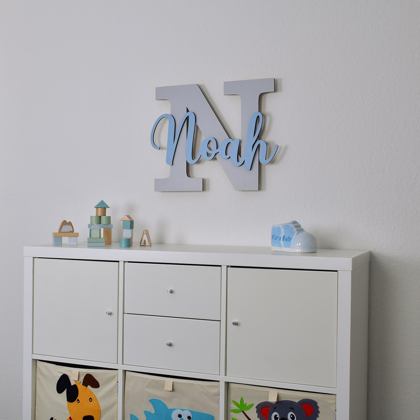 Nachtlicht „Buchstabe mit Schriftzug“ – Einzigartiges Kinderzimmer-Highlight