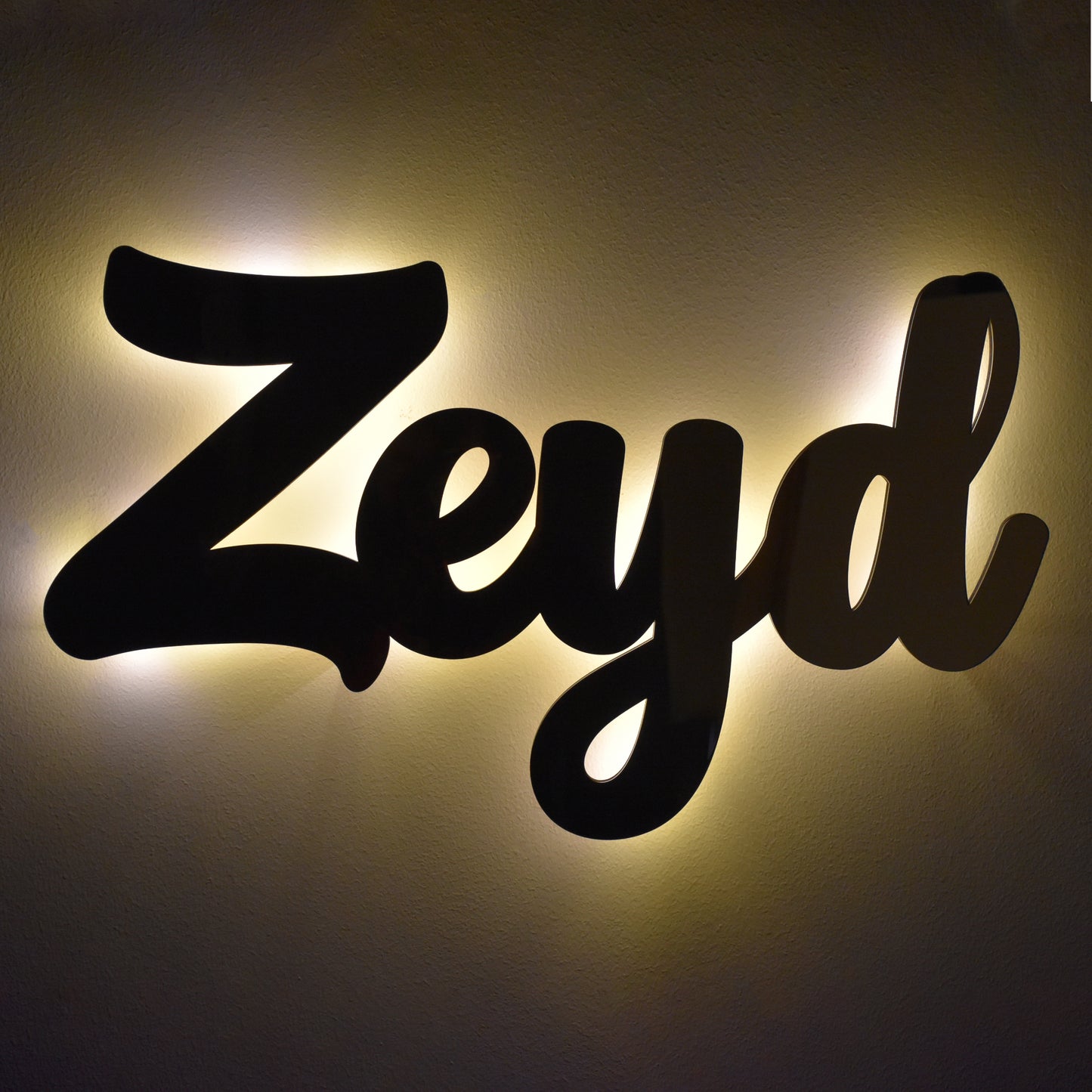 Exklusives Acrylglas Spiegel Nachtlicht – Personalisiert mit LED - 60 oder 70 cm