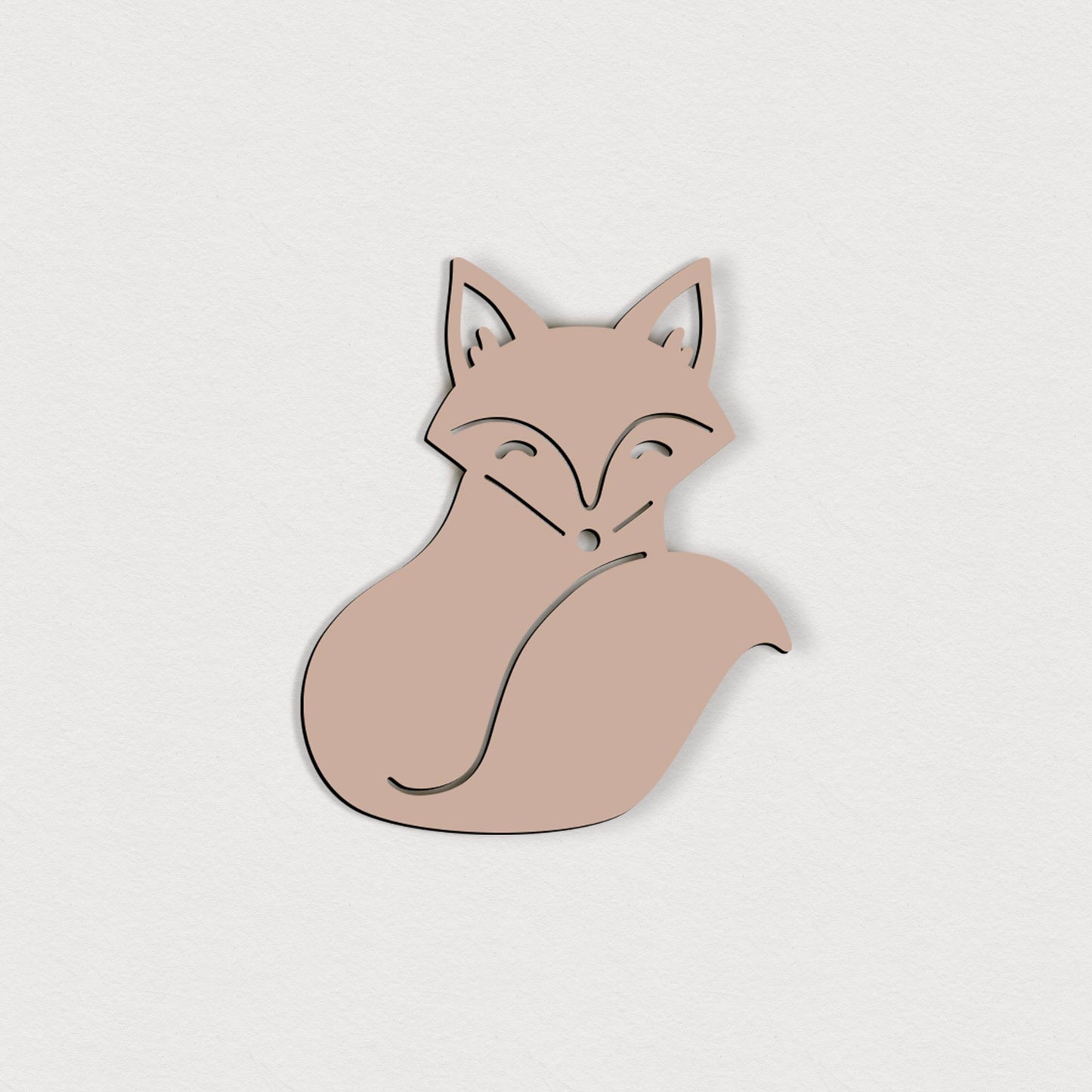 Selbstklebender Fuchs – 5 cm / 10 cm / 15 cm / 20 cm – Wanddeko für Kinderzimmer