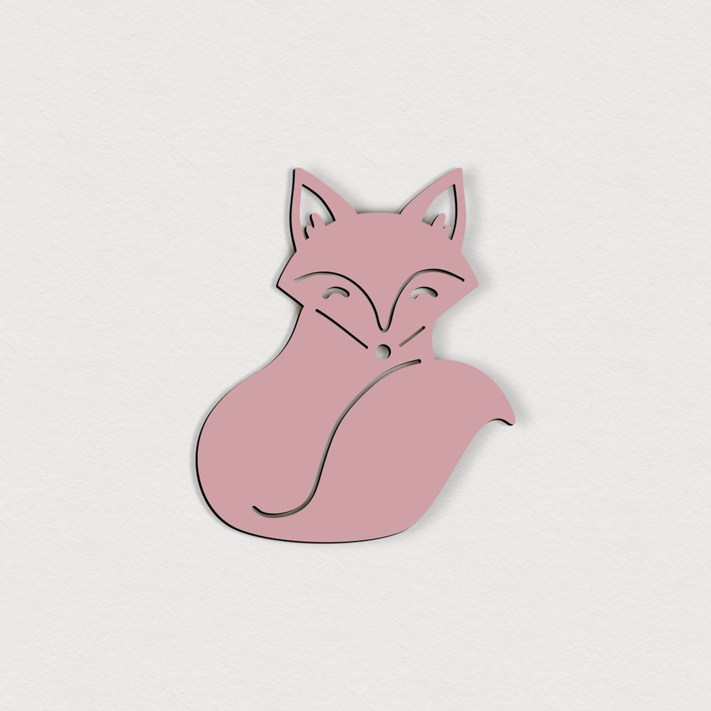 Selbstklebender Fuchs – 5 cm / 10 cm / 15 cm / 20 cm – Wanddeko für Kinderzimmer