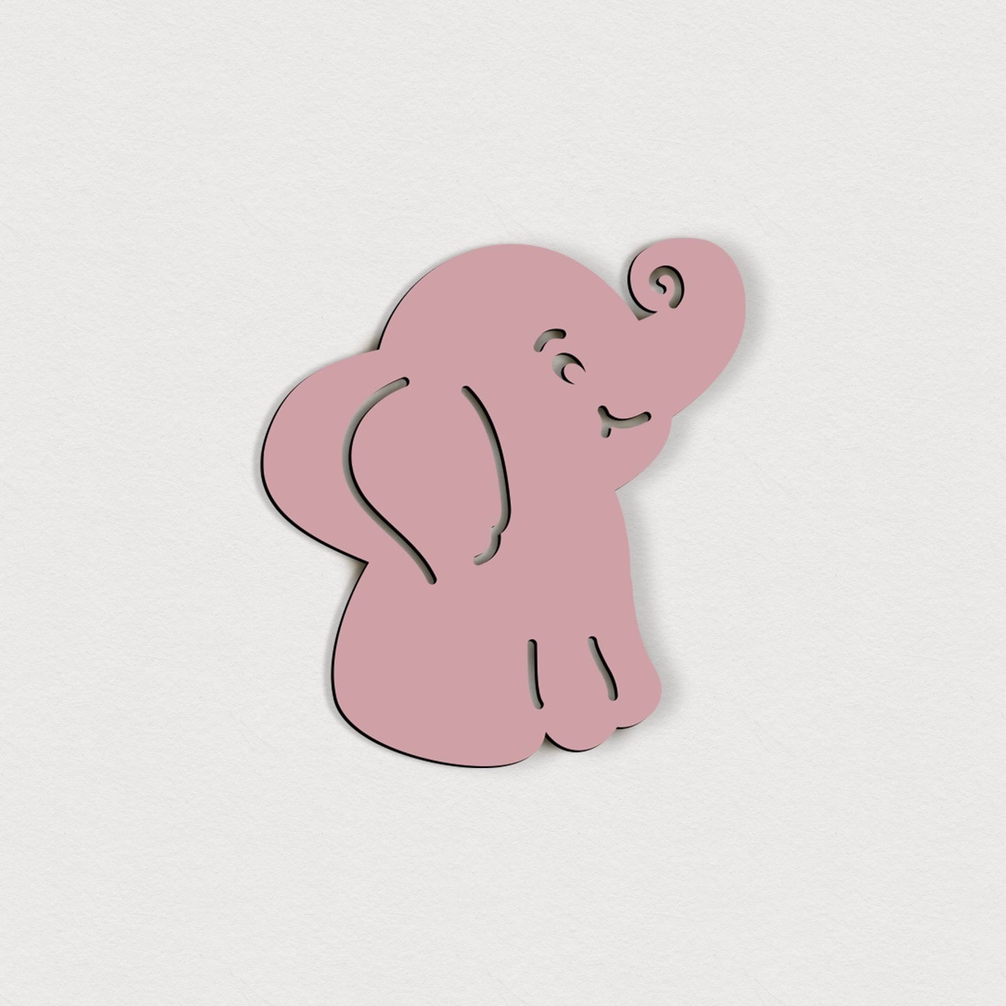 Selbstklebender Elefant – 5 cm / 10 cm / 15 cm / 20 cm – Wanddeko für Kinderzimmer