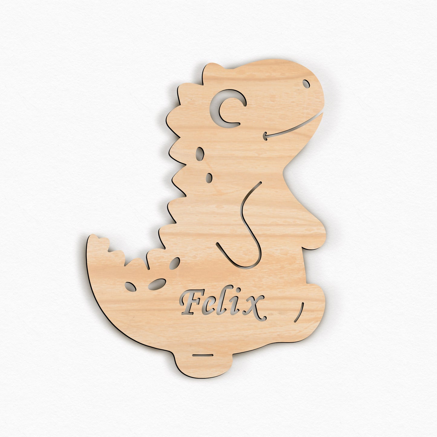 Personalisierte Nachtlicht Dino – Kinderzimmer LED Lampe mit Name