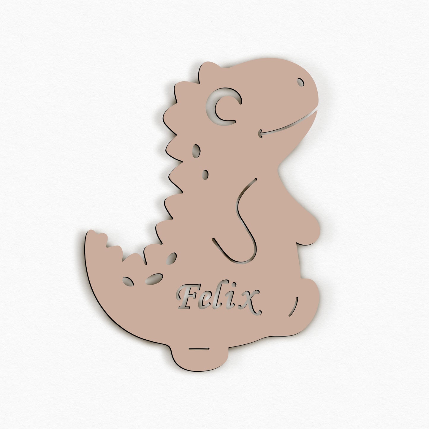 Personalisierte Nachtlicht Dino – Kinderzimmer LED Lampe mit Name