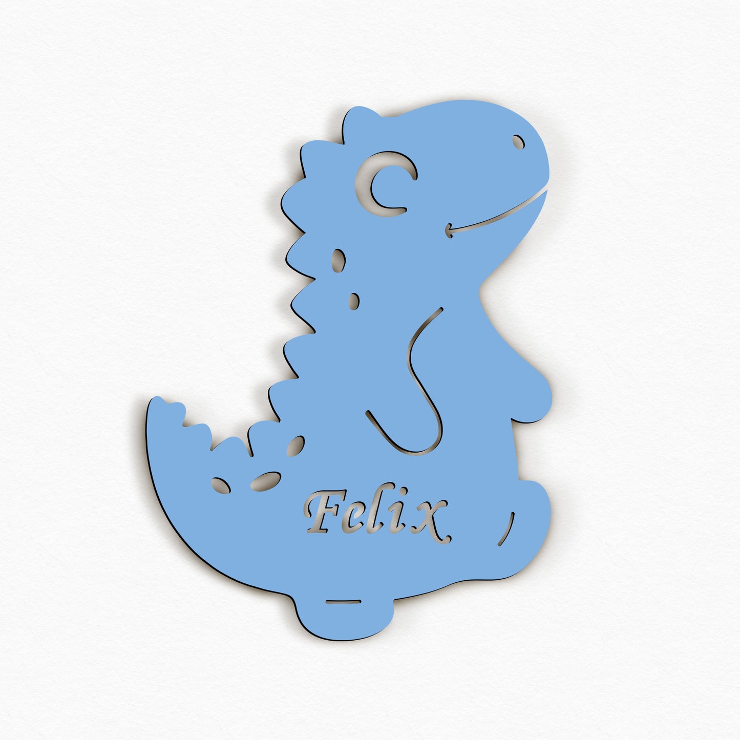 Personalisierte Nachtlicht Dino – Kinderzimmer LED Lampe mit Name