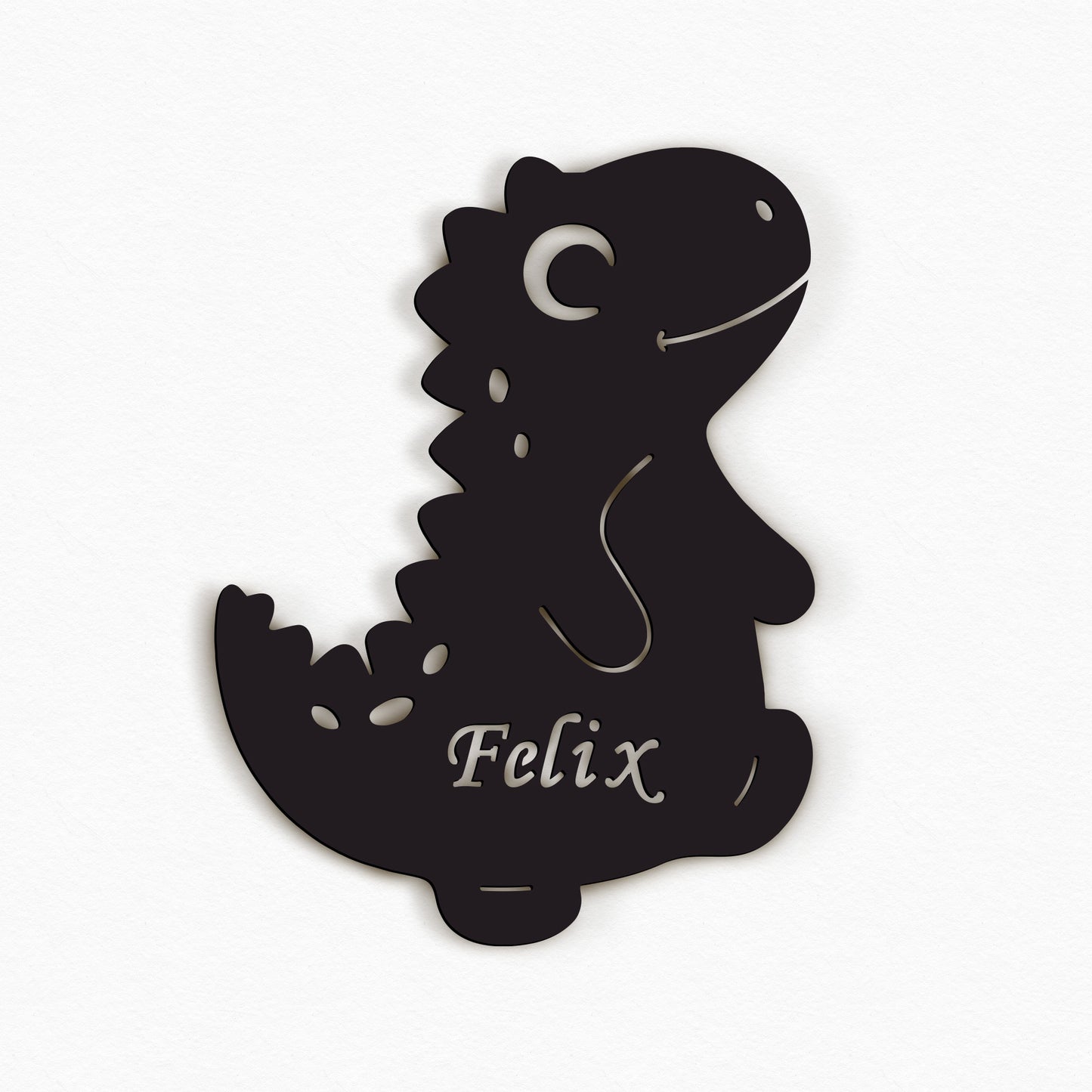 Personalisierte Nachtlicht Dino – Kinderzimmer LED Lampe mit Name